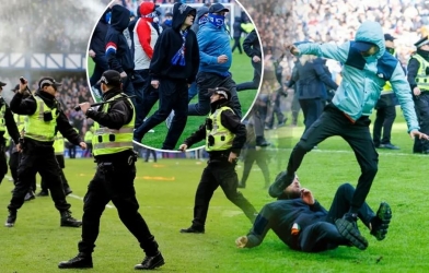 Horrific Scottish Derby: Hundreds of Rangers vs Celtic Fans Storm Pitch in Violent Clash