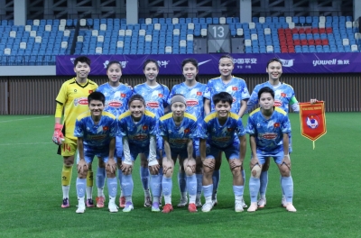 Vietnam women's national team suffered a heavy 6-goal defeat to China