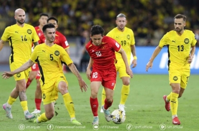 Malaysia excludes 5 players ahead of the crucial match against Vietnam's national team