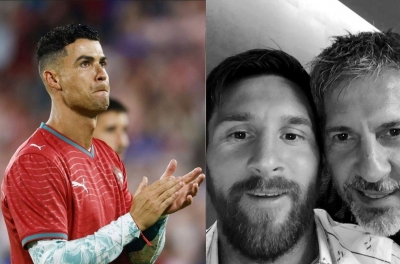 Ronaldo speaks out about the passing of Messi's father