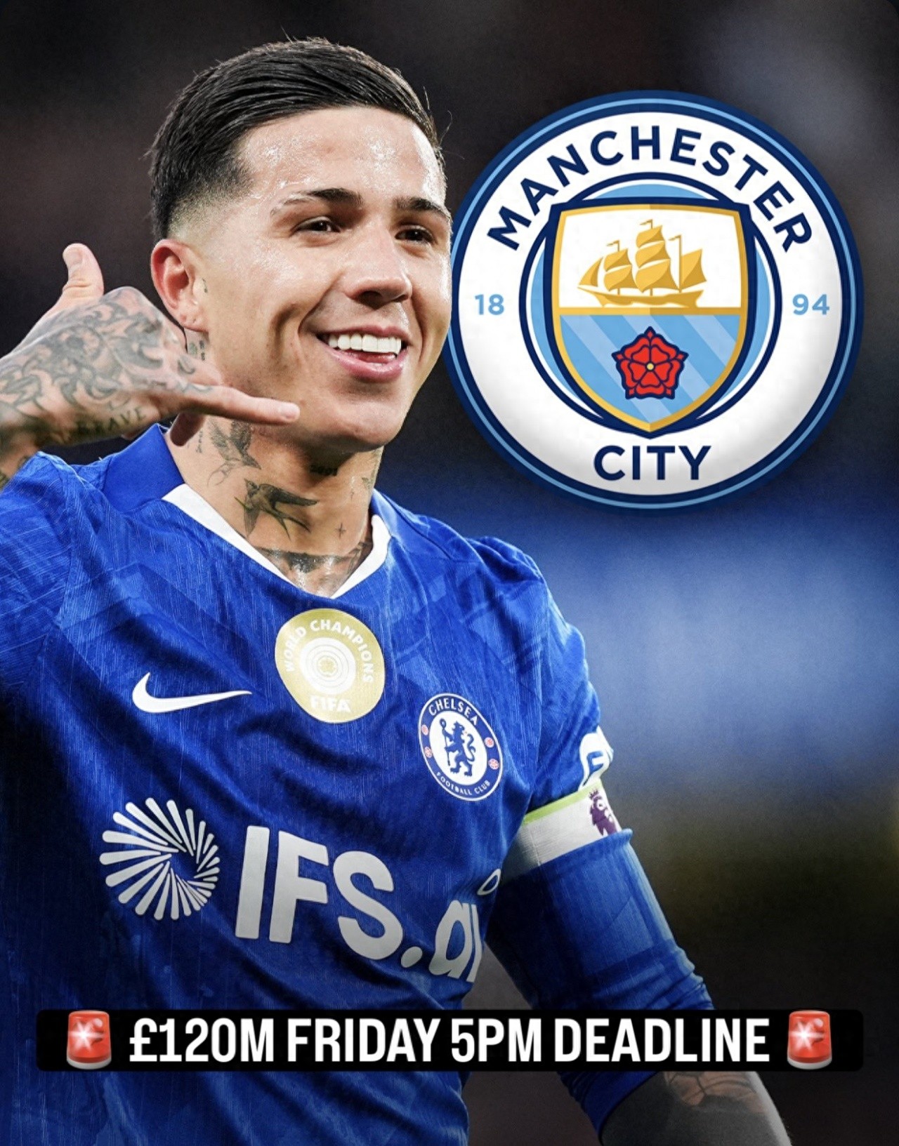 Rodri's replacement is here! Manchester City offers €120 million for Enzo, Maresca personally selects his protégé as successor.
