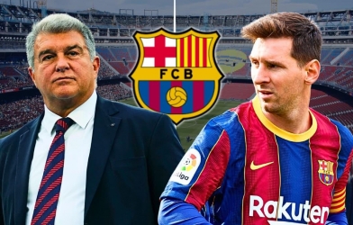 Back at Barca, Messi receives an extraordinary 'gift' from Laporta