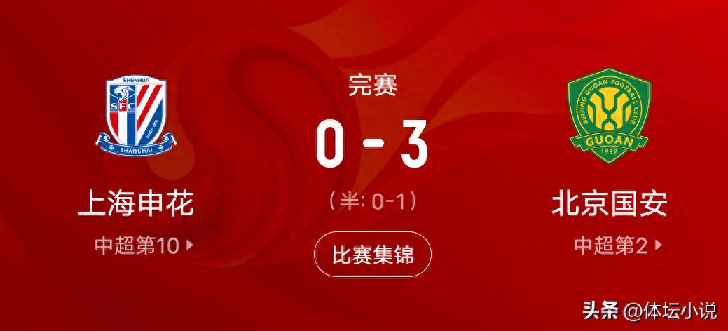 Chinese Super League standings in chaos! Guoan sweeps Shenhua 3-0, surges to second with four straight wins, leaving Chengdu unhappy
