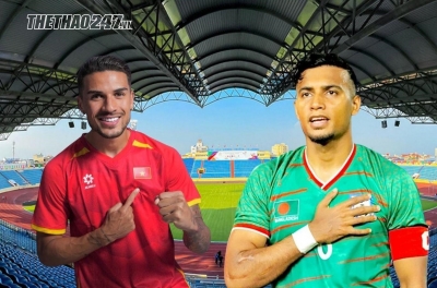 CLB has 5 players starting for the Vietnamese national team in the match against Bangladesh.