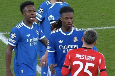 The player who showed disrespect towards Vinicius had to lock his personal account following the incident.