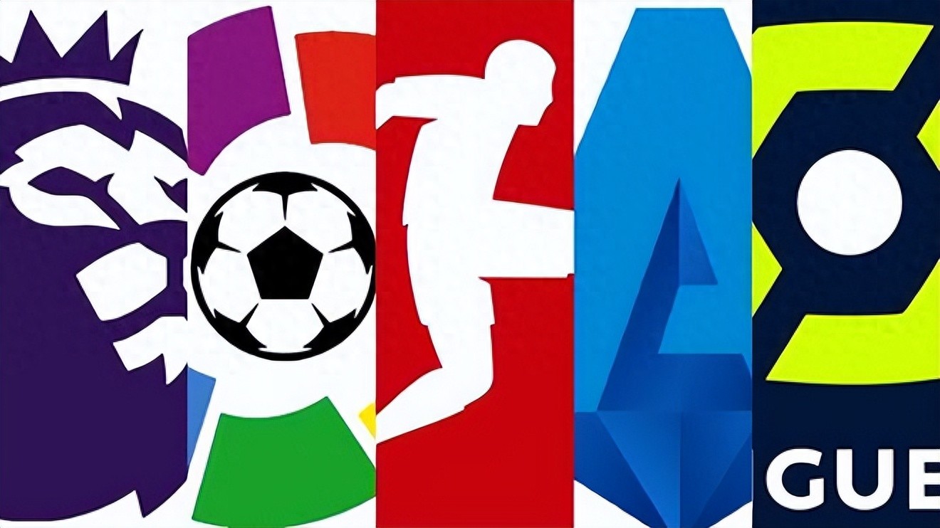 Point difference between the top two teams in the five major leagues: Premier League and Bundesliga 9 points, Serie A 8 points, La Liga 4 points, Ligue 1 1 point.
