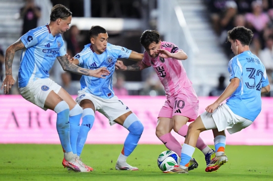 Live coverage of New York City vs Inter Miami, at 00:00 today, March 23.