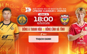 Live stream link for Thanh Hóa vs Hà Tĩnh football match at 18:00 today, V-League round 15