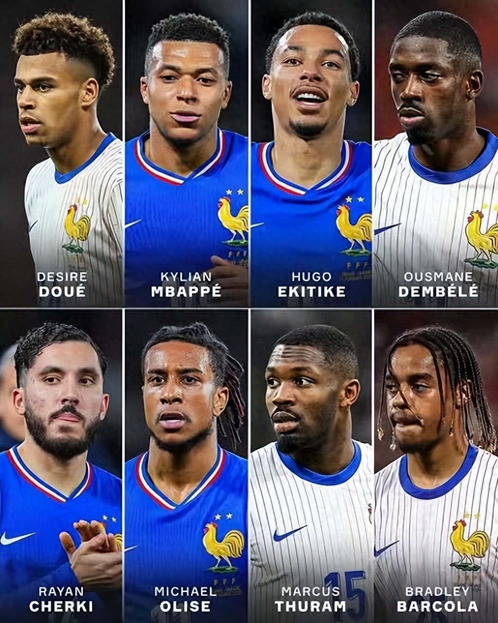 The Most Luxurious Forward Line! France's Main Trio Worth 440 Million Euros, Three Forward Combinations, 90 Million Euro Players Only Bench Options