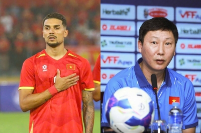 Coach Kim Sang Sik: 'Hoàng Hên will play in the best position against Malaysia'