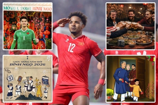 Chinese media surprised as European clubs simultaneously send Lunar New Year greetings to Vietnam