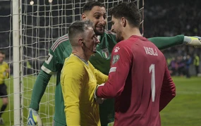 Italian goalkeeper criticized for 'unsportsmanlike conduct' during penalty shootout against Bosnia