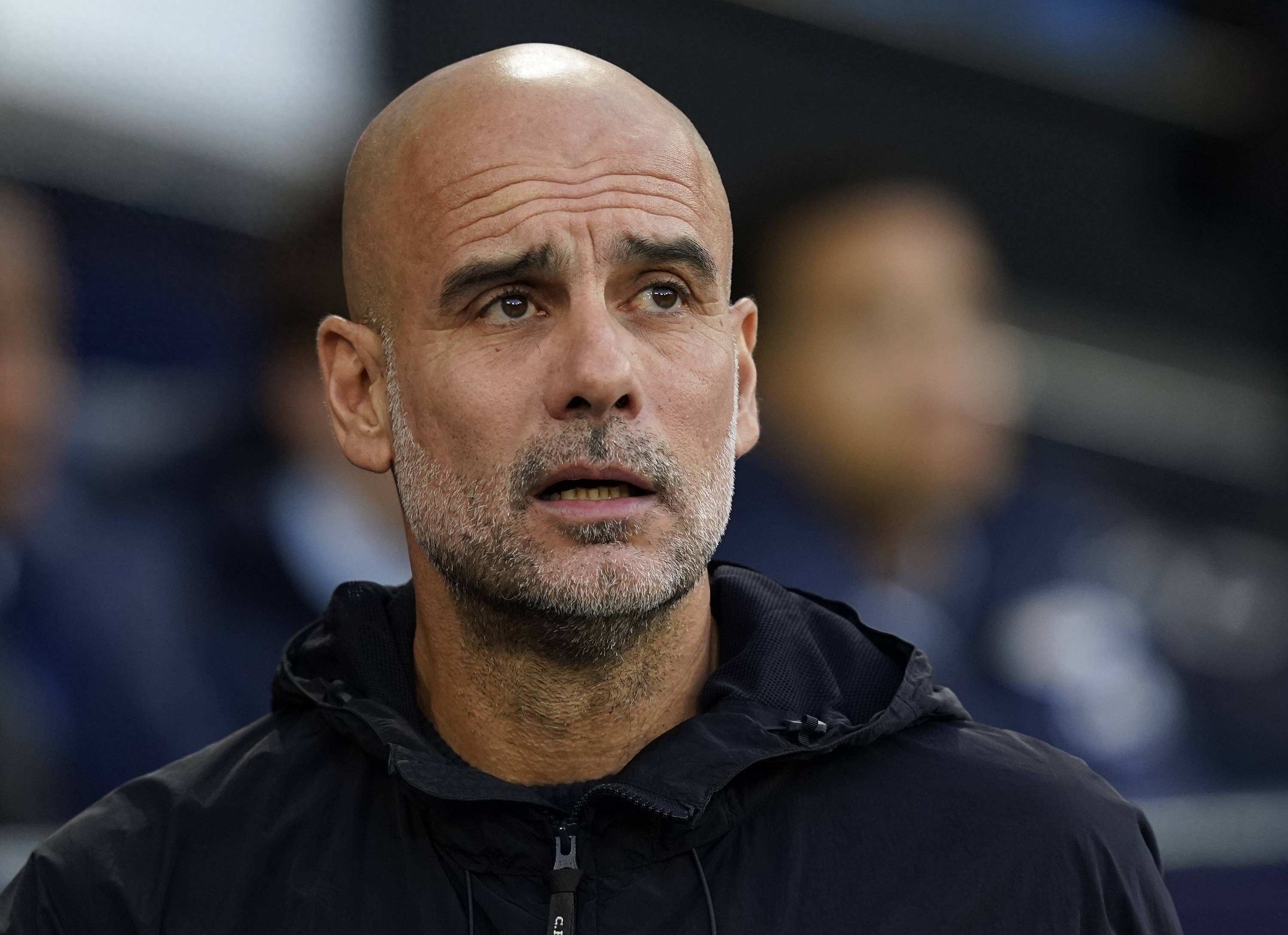Summary of Pep Guardiola's Champions League achievements with Manchester City: 1 championship, 1 runner-up, 2 times eliminated in the Round of 16.