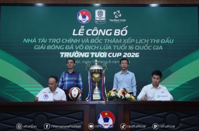 The Truong Tuoi Group is the main sponsor of the National U16 Championship for three years.