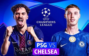 How does the supercomputer predict the outcomes of the Champions League round of 16 second-leg matches?