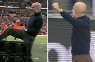 Manager Pep Guardiola causes chaos in Arsenal victory
