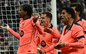 Barcelona - Newcastle (first leg 1-1): Newcastle's ticket