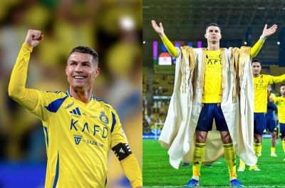 Cristiano Ronaldo scored twice as Al Nassr takes the top spot in the standings