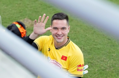 Vietnamese-American goalkeeper Filip Nguyen reaches historic milestone in Vietnam