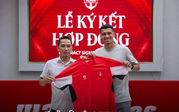 Hai Phong FC enhances its 'steel' with a midfielder who excelled in the Thai League