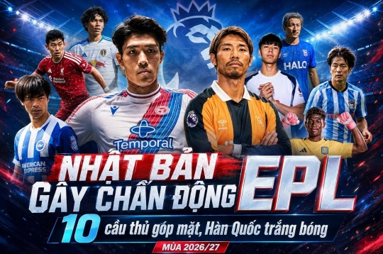 Japan is set to have a record number of players in the Premier League, while South Korea faces a blank