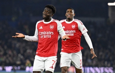 Saka shines, Arsenal extends lead over Man City to 7 points in the Premier League