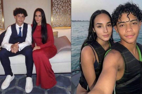 Is Ronaldo's son dating a model who is over 12 years older?