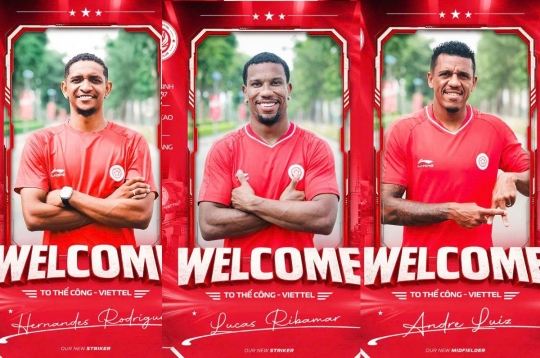 Vietnamese team signs three Brazilian players at once, causing a stir