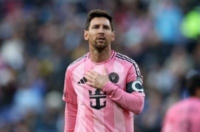 Fans erupted as Lionel Messi appeared throughout the music video.