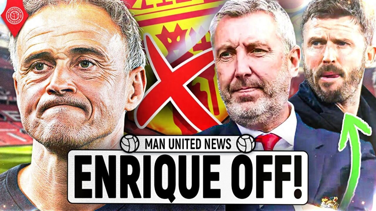 Enrique will not renew his contract with Manchester United! Carrick's chances of being appointed permanently surge, with Sir Ratcliffe possibly offering a short-term deal.