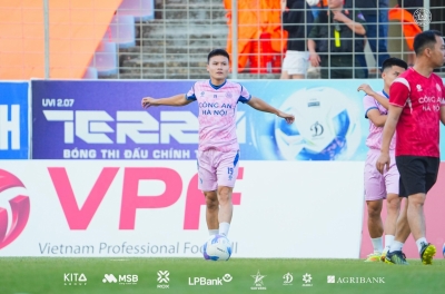 Quang Hai warns CAHN about the V.League championship race