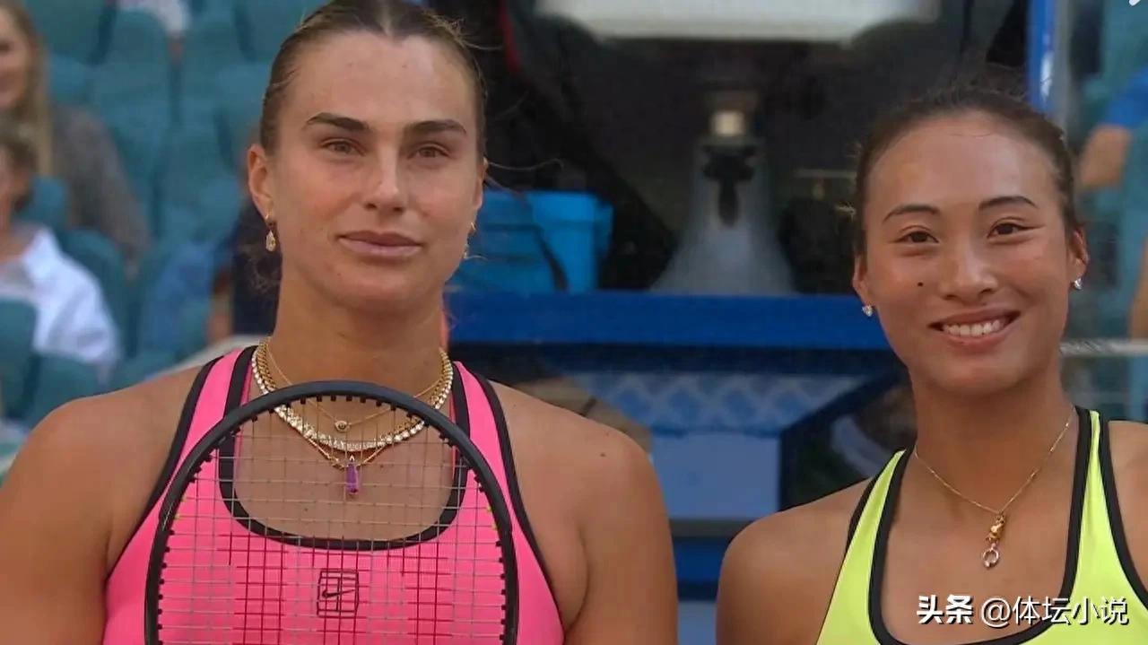 A 0-2 defeat saw Zheng Qinwen fall to Sabalenka, missing out on the quarter-finals, and what's more alarming than the loss is this.