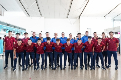 Vietnam officially sets off to participate in the Southeast Asian tournament
