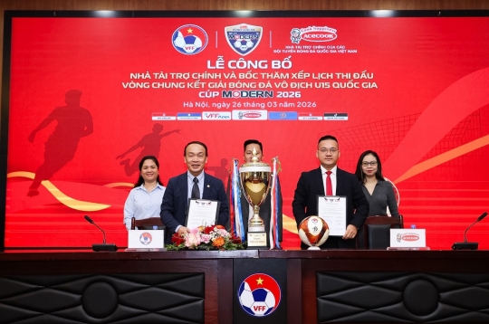 Acecook Vietnam continues to partner with the National U15 Championship 2026
