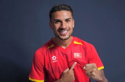 Brazilian-born naturalized player marks memorable milestone for Vietnam national team
