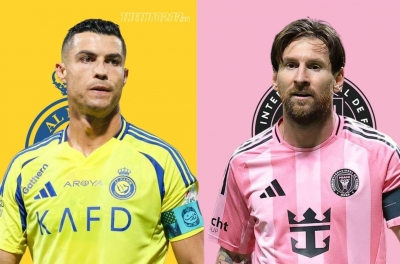 Messi's gesture towards Ronaldo left everyone astonished.
