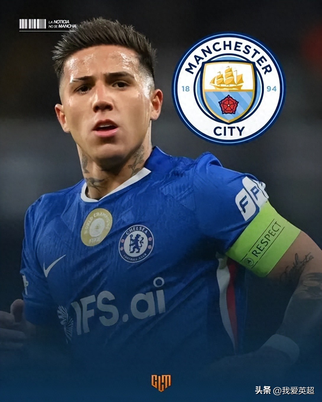 Breaking news! Manchester City officially bids for Enzo, offering Chelsea €120 million. New coach pressures: he is a must-have.